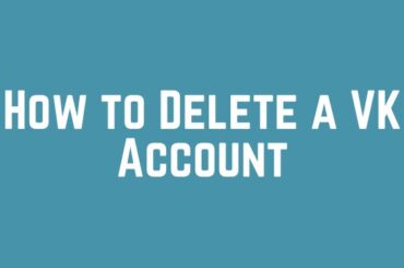 How to Delete a VK Account