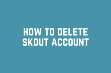 how to delete skout account